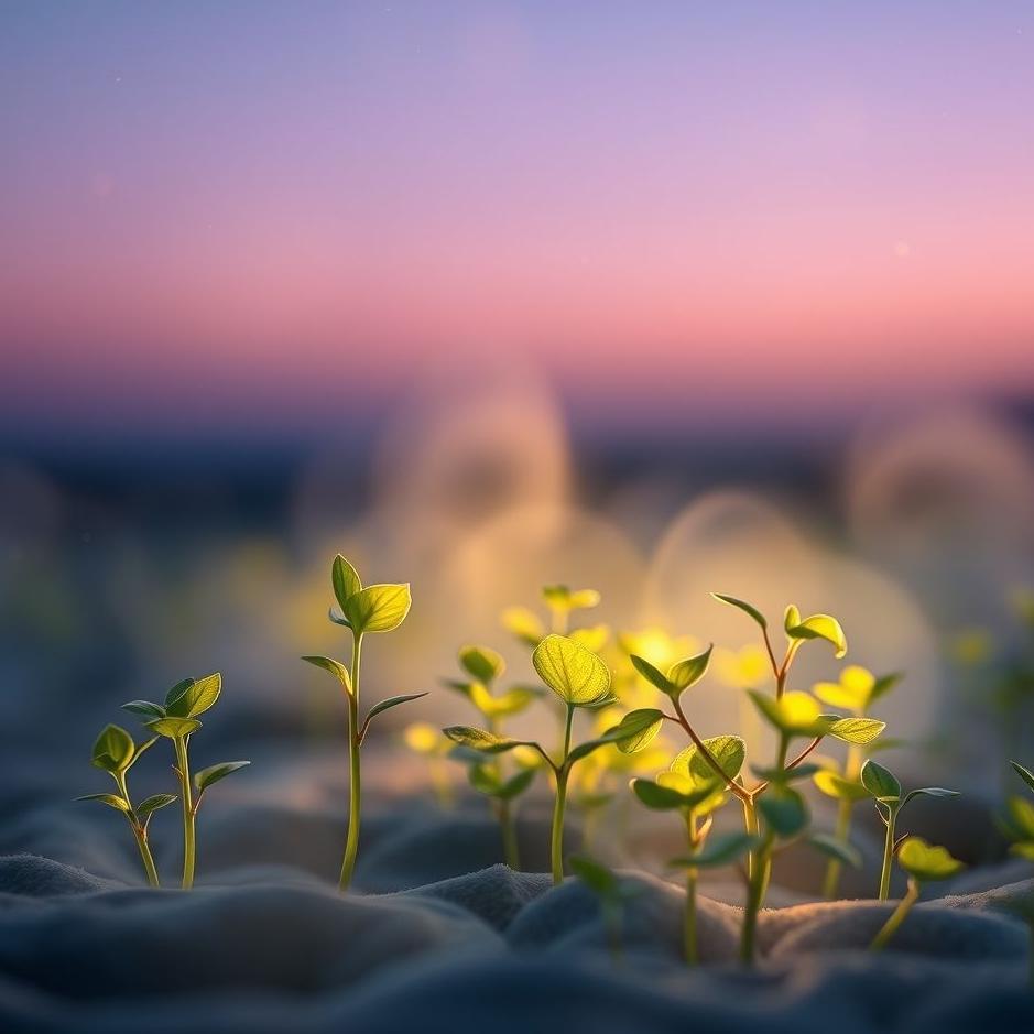 Dream : Hazelnut seedlings in a dream