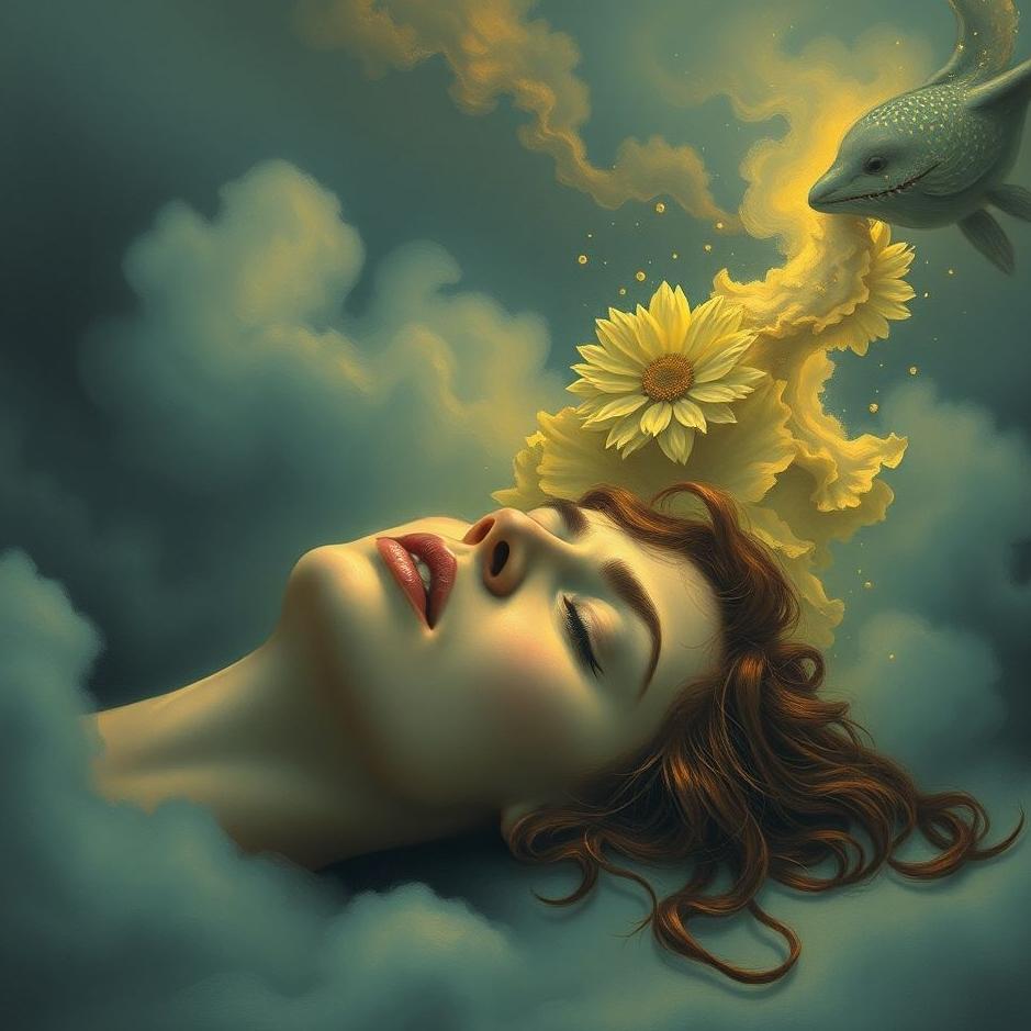 Dream : Head buried in a dream