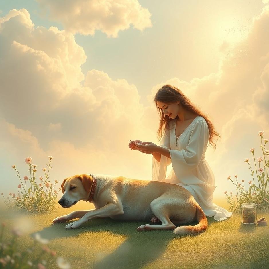 Dream : Healing a sick dog in a dream