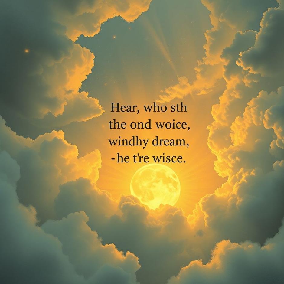 Dream : Hear verse voice in the dream