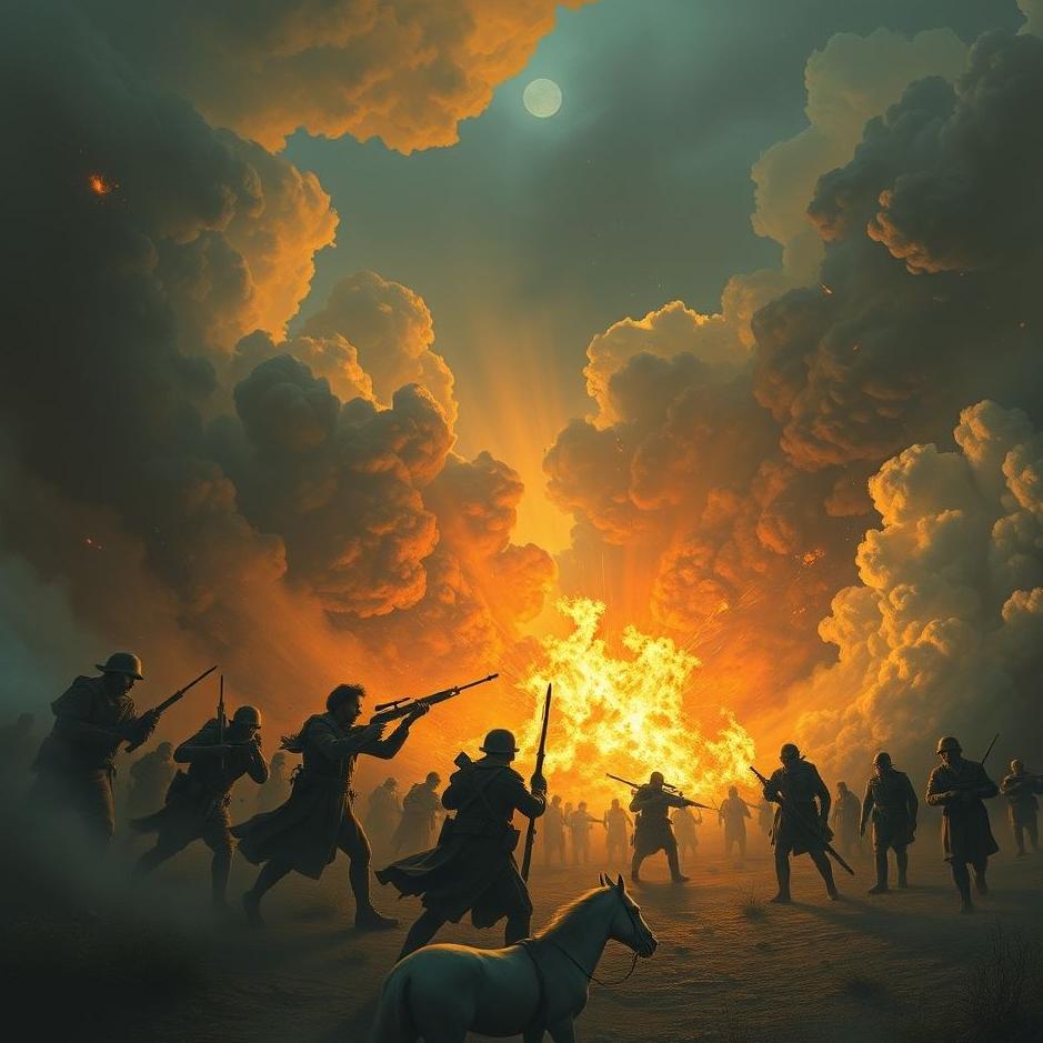 Dream : Hearing an armed conflict in a dream