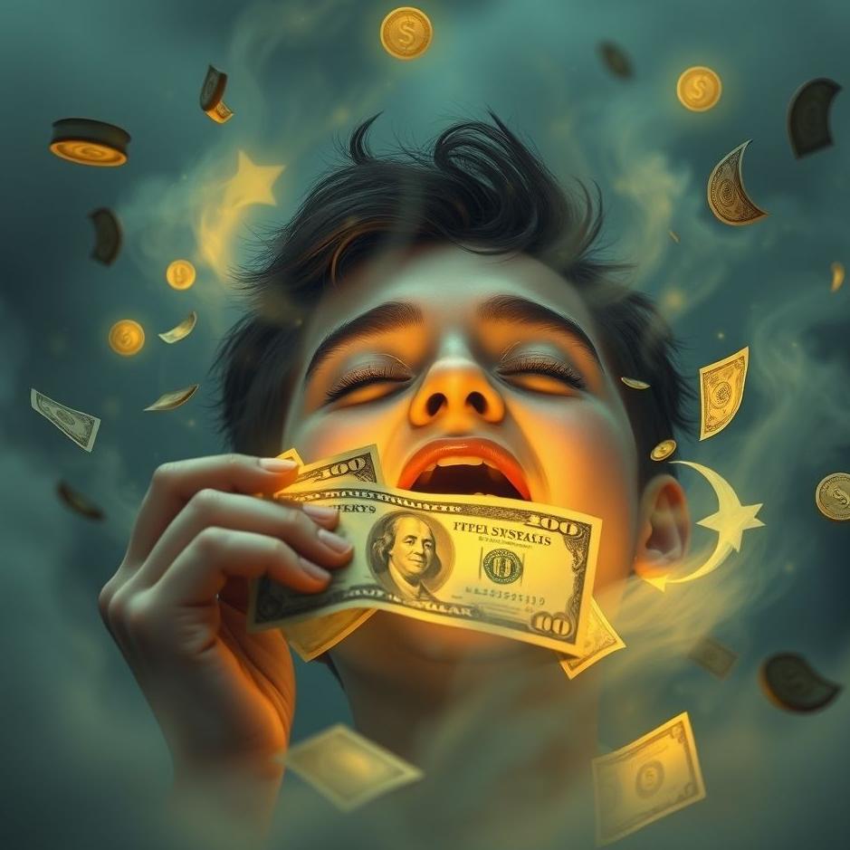 Dream : Hearing money coming out in a dream