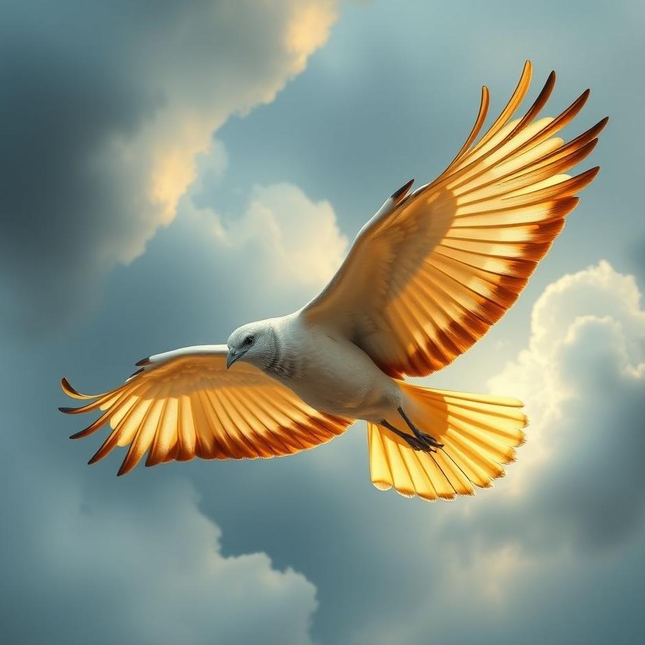 Dream : Hearing the sound of a bird's wings in a dream