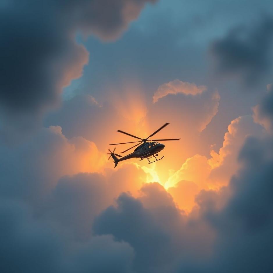 Dream : Hearing the sound of a helicopter in a dream
