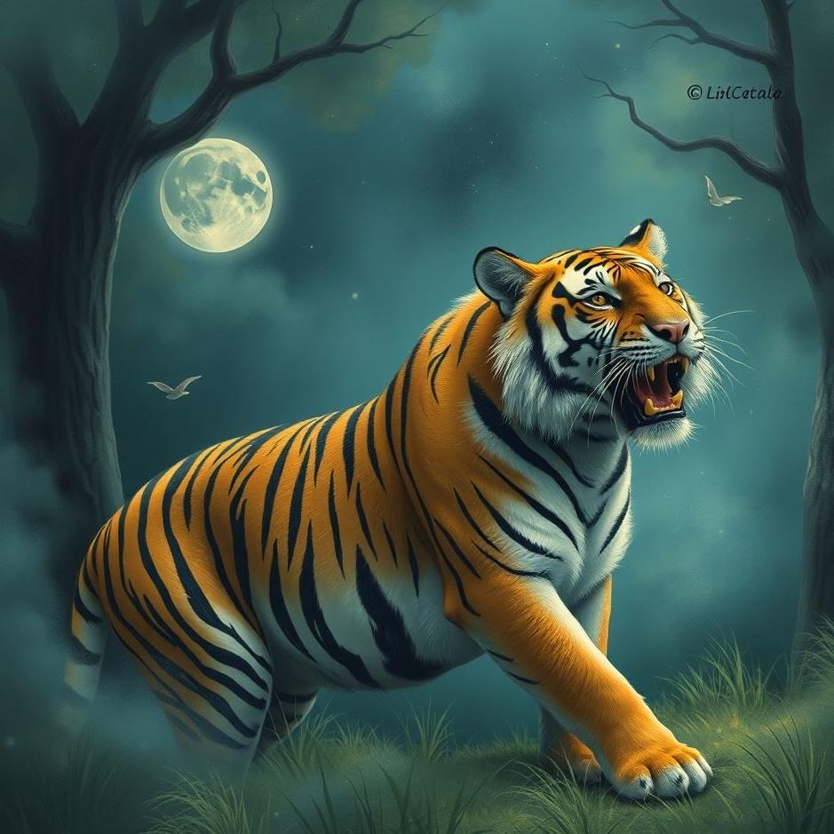 Dream : Hearing the sound of a tiger in a dream