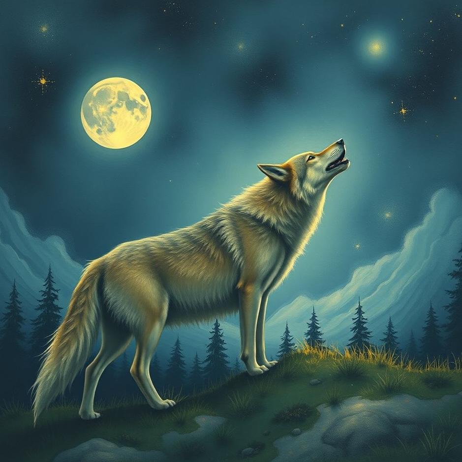 Dream : Hearing the sound of a wolf in a dream