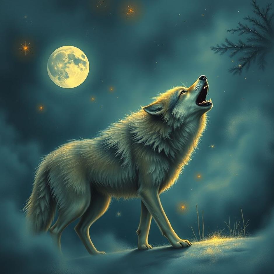 Dream : Hearing wolf sounds in a dream