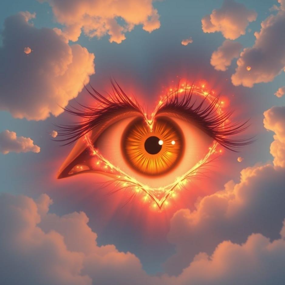 Dream : Heart eye in a dream