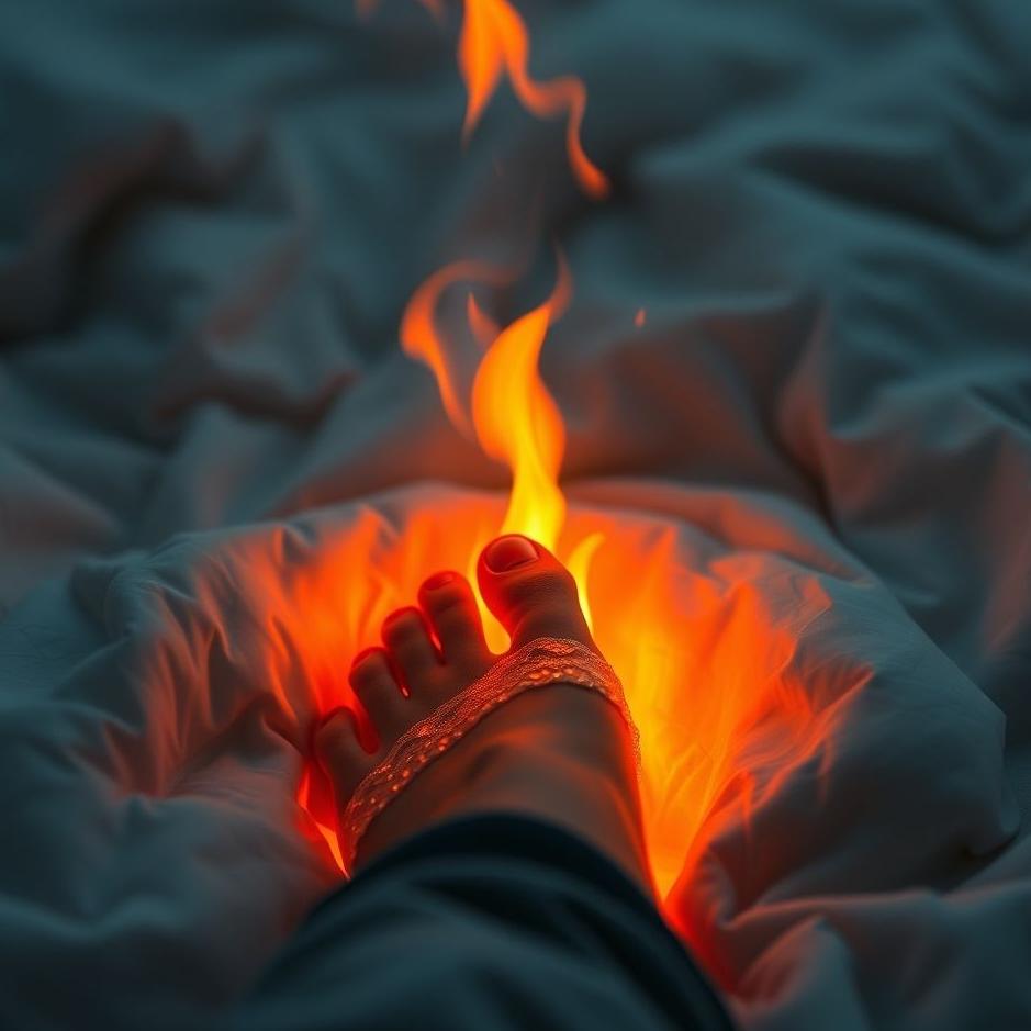 Dream : Heated from the foot in the dream