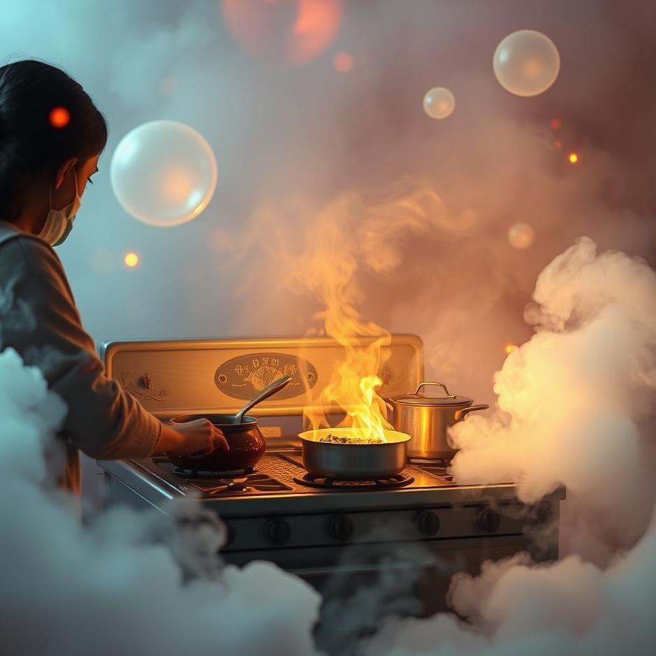 Dream : Heating food on the stove in a dream