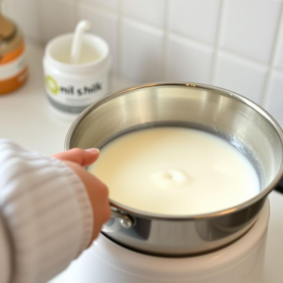 Dream : Heating Milk for a Baby 