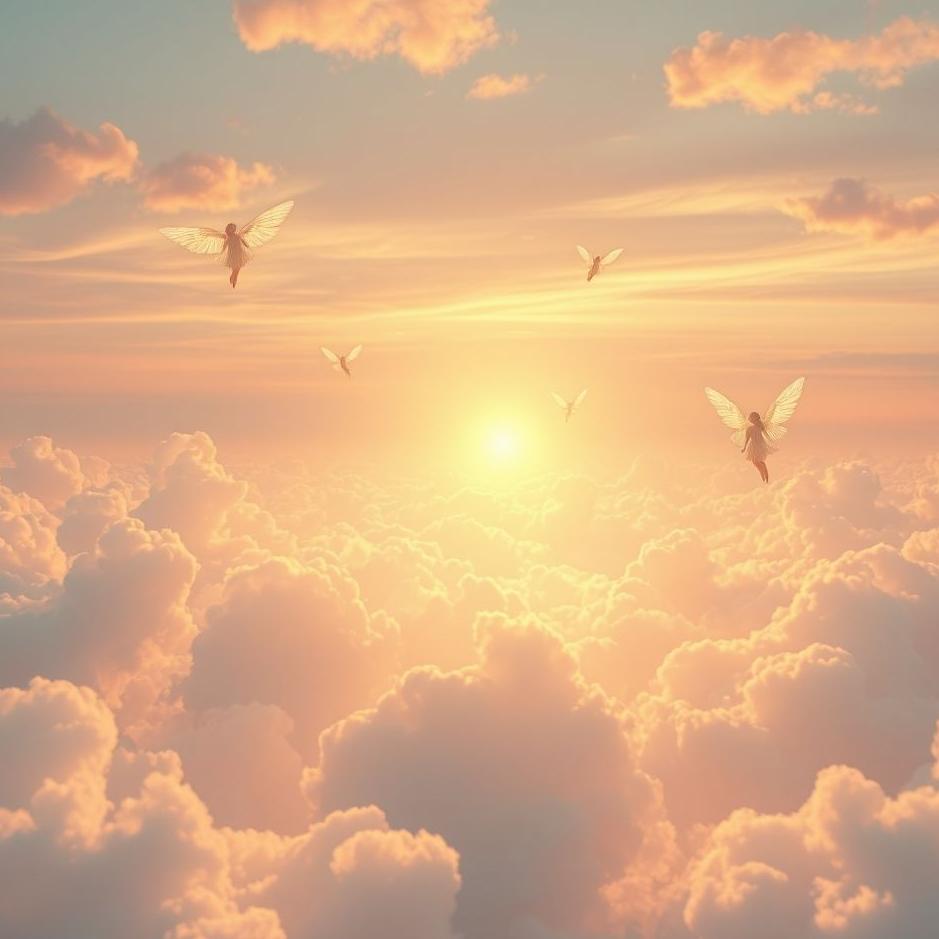 Dream : Heaven in the sky in a dream