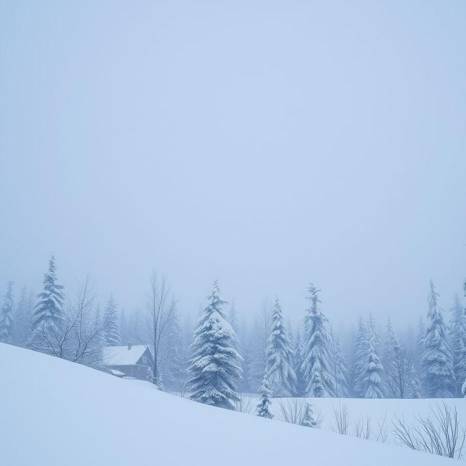 Dream : Heavy snow in a dream