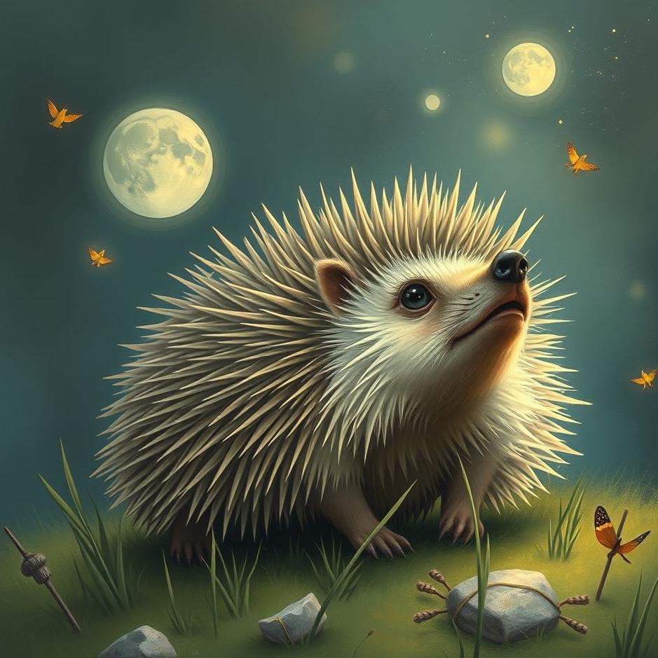 Dream : Hedgehog's thorns pierce in a dream