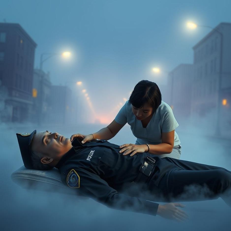Dream : Helping a sick police officer in a dream