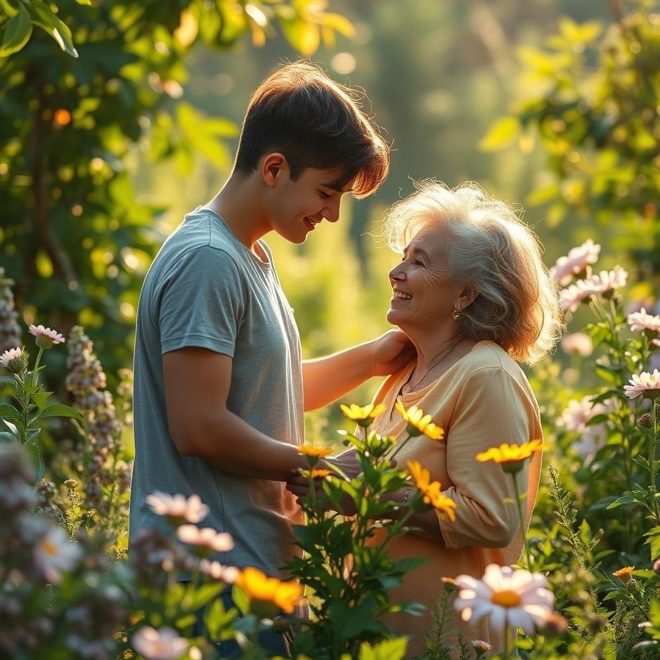 Dream : Helping mother in the dream