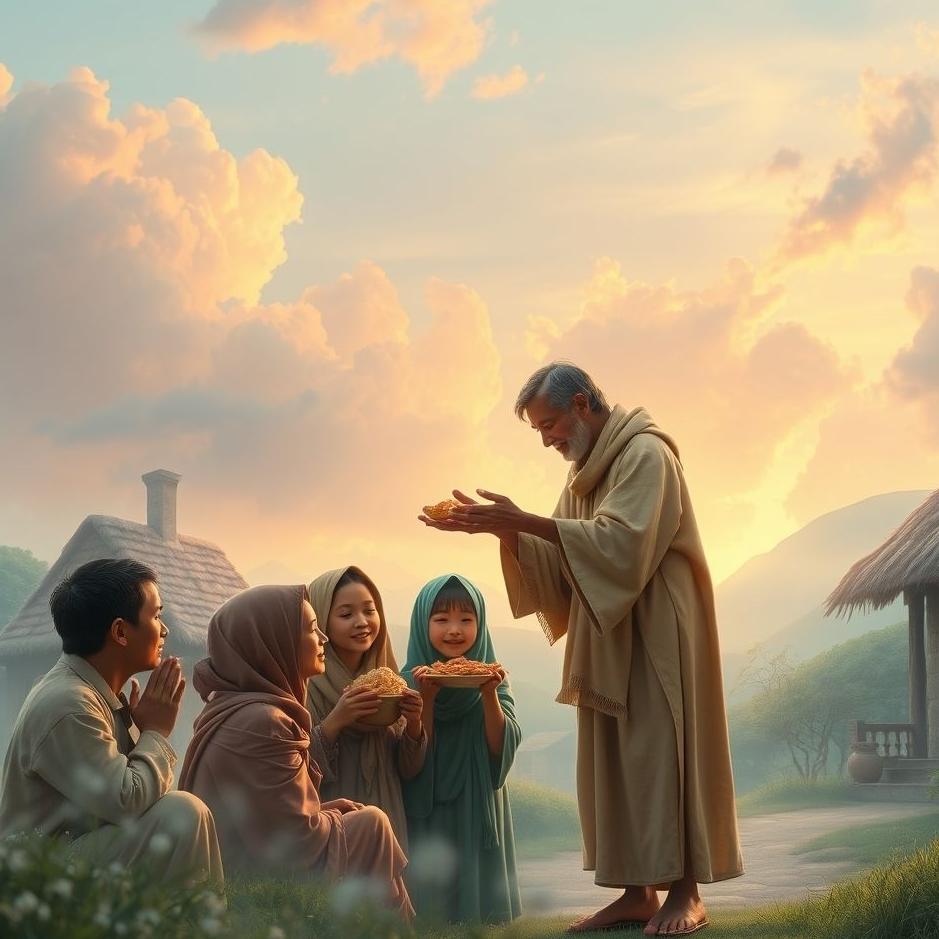 Dream : Helping the needy in a dream