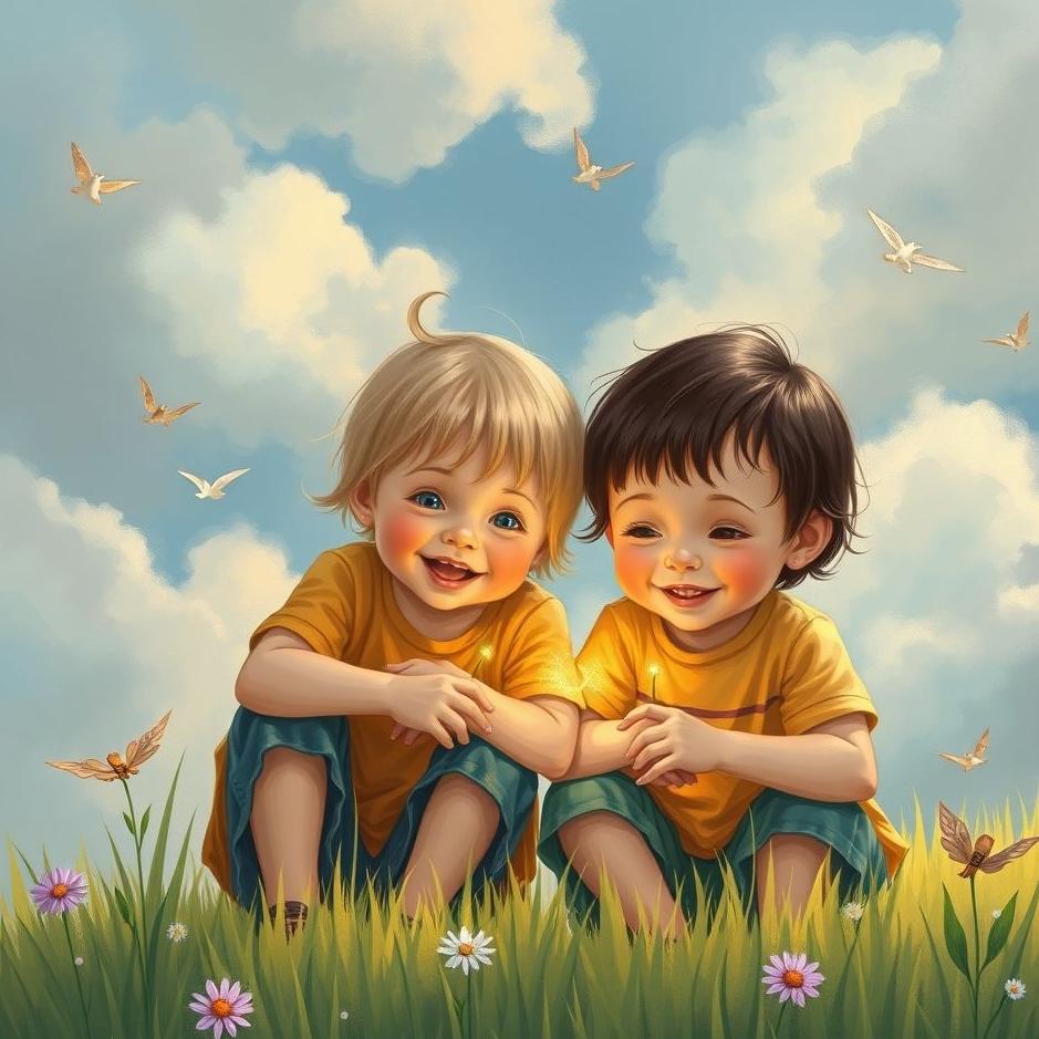 Dream : Helping two little children in a dream