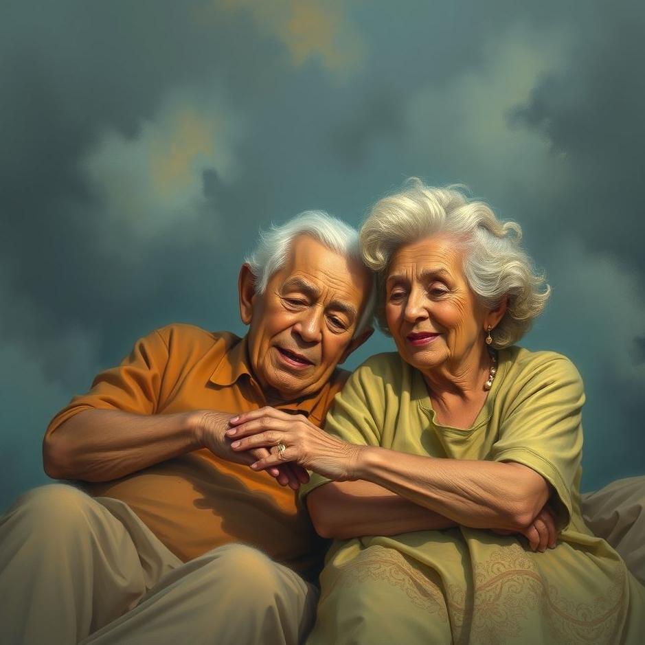 Dream : Helping two old people in a dream