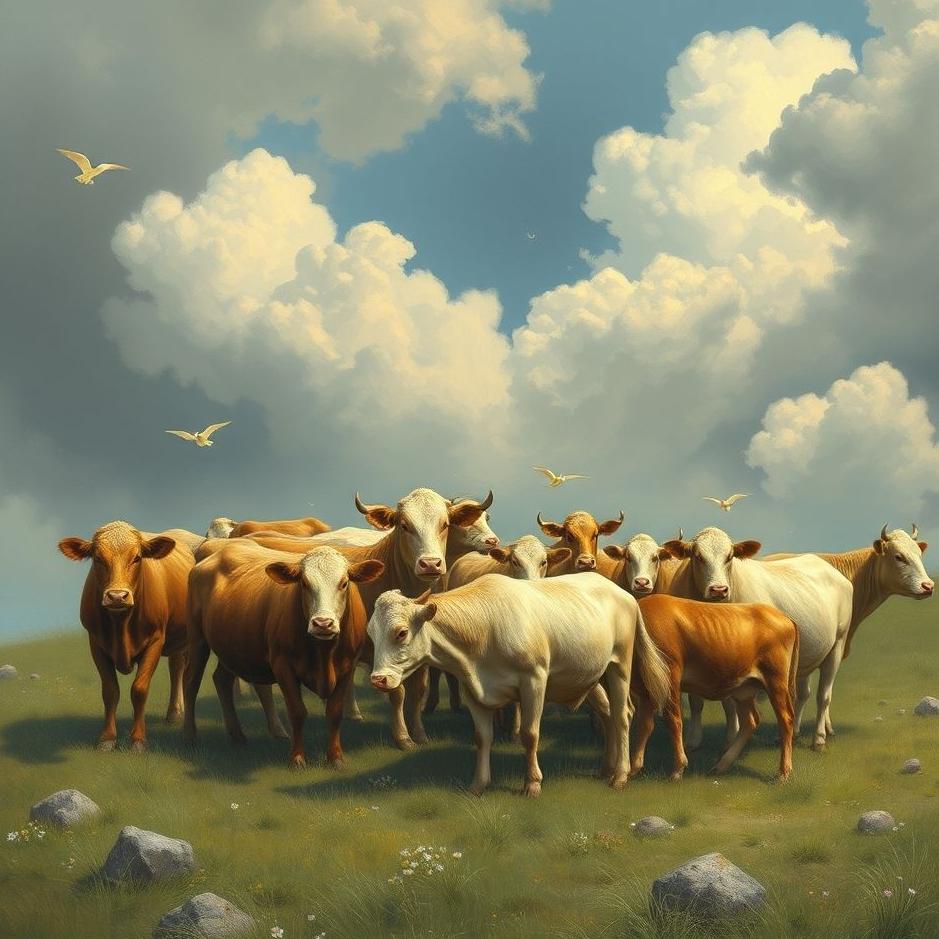 Dream : Herd of goods in a dream