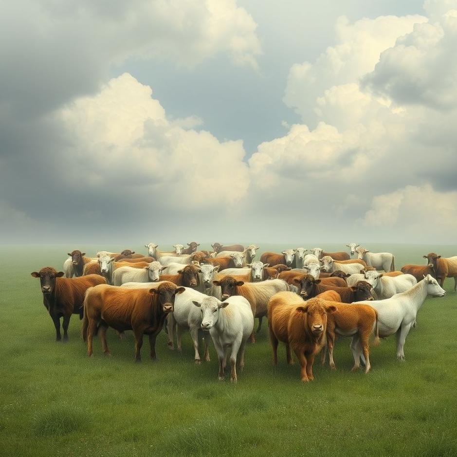 Dream : Herds of animals in a dream