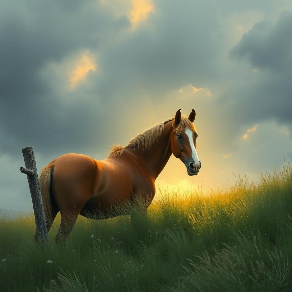 Dream : Hiding from horse in the dream