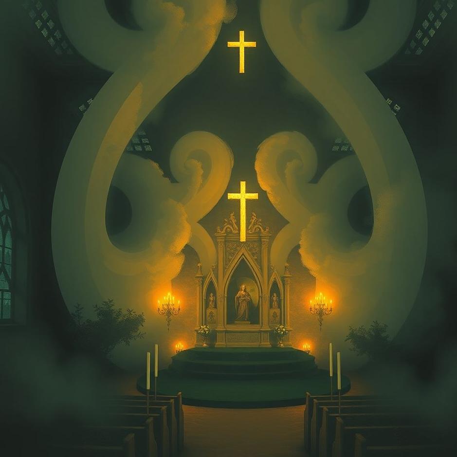 Dream : Hiding in a church in a dream