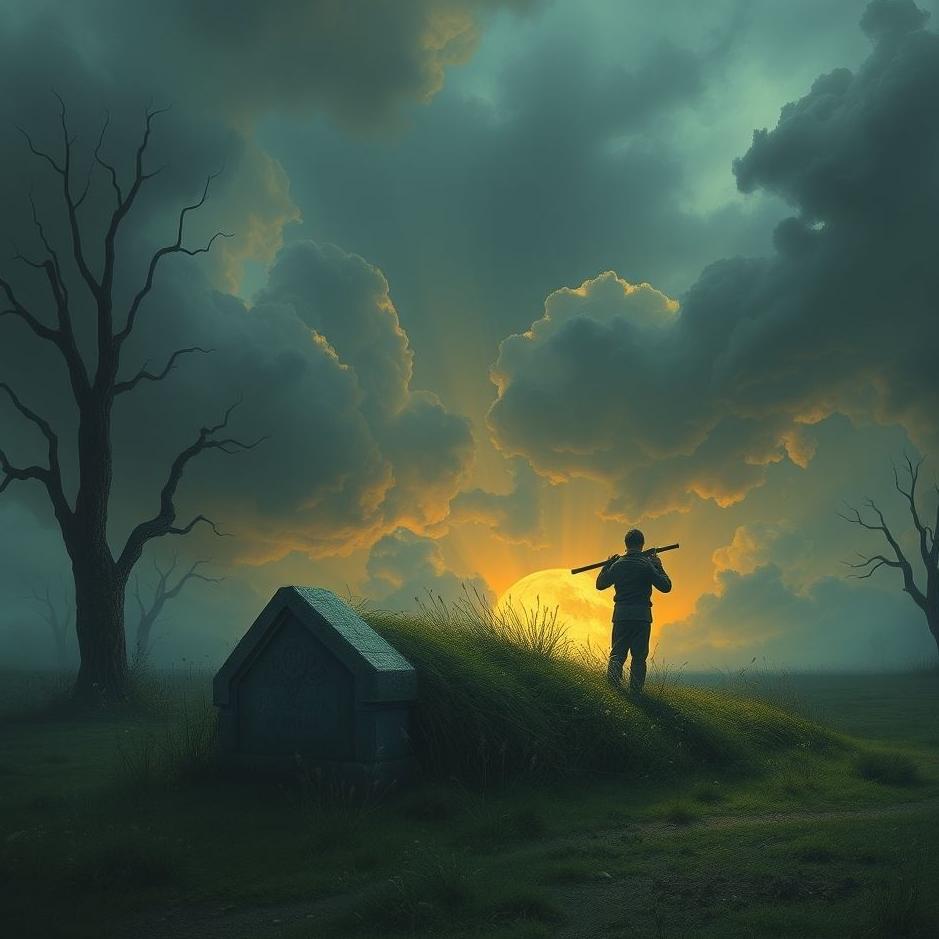 Dream : Hiding in a grave in a dream