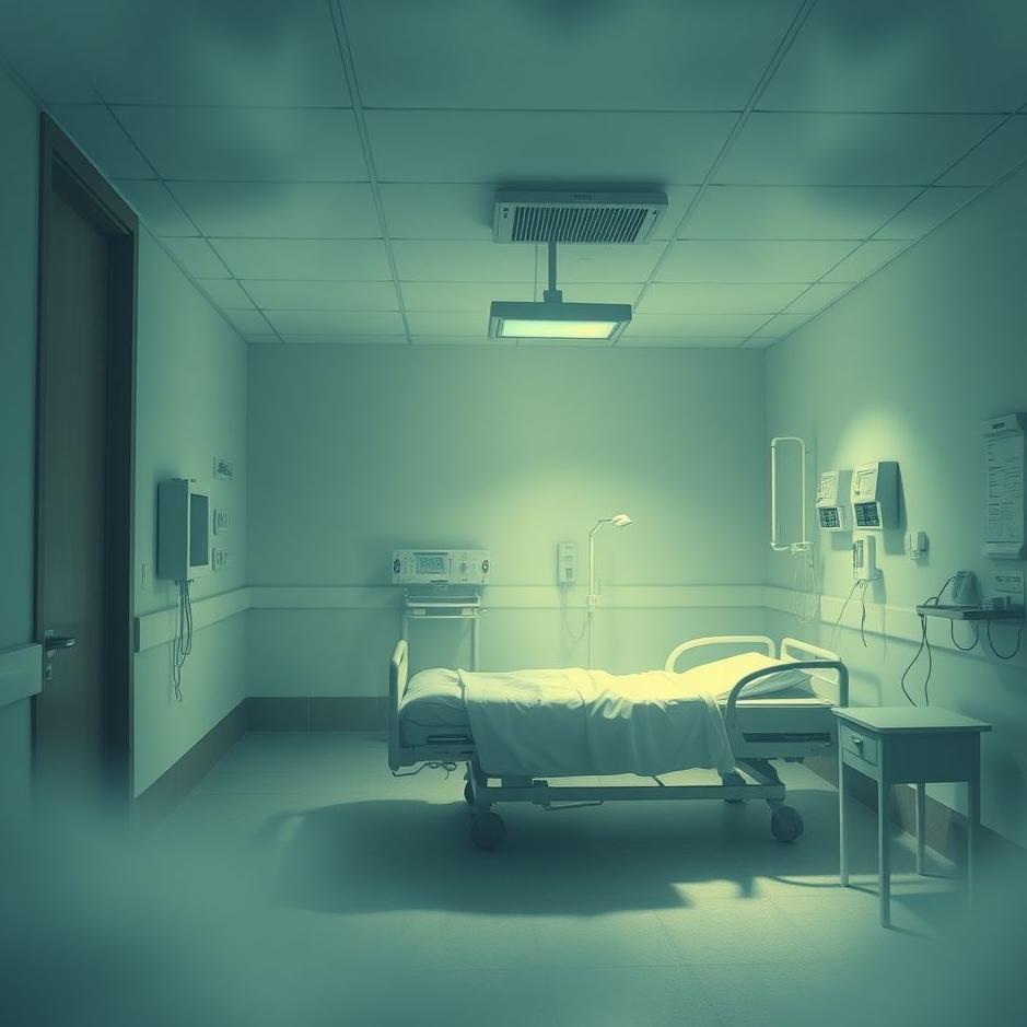 Dream : Hiding in a hospital in a dream
