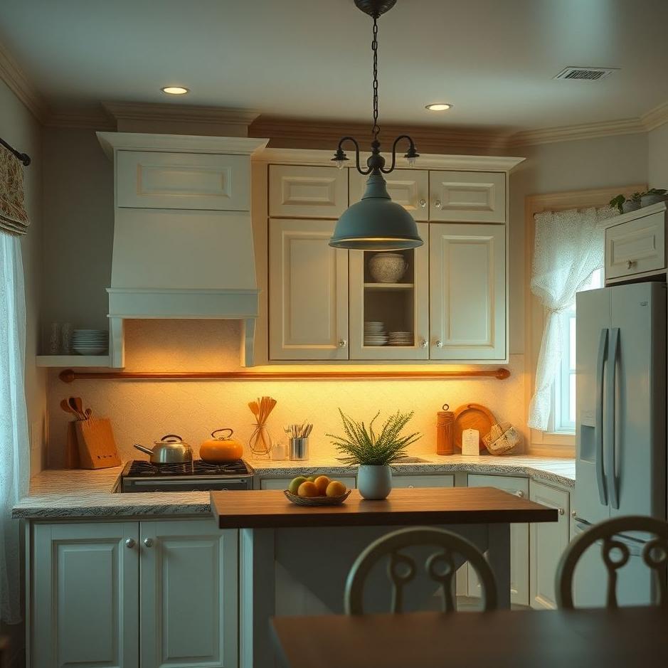 Dream : Hiding in the kitchen in a dream