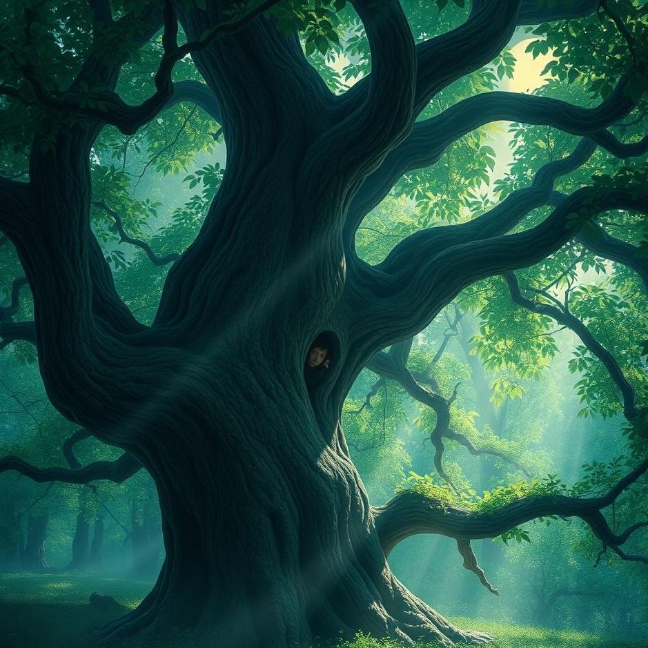 Dream : Hiding in the tree in the dream