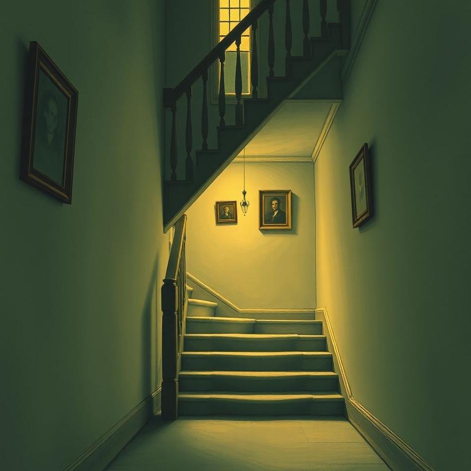 Dream : Hiding under the stairs in a dream