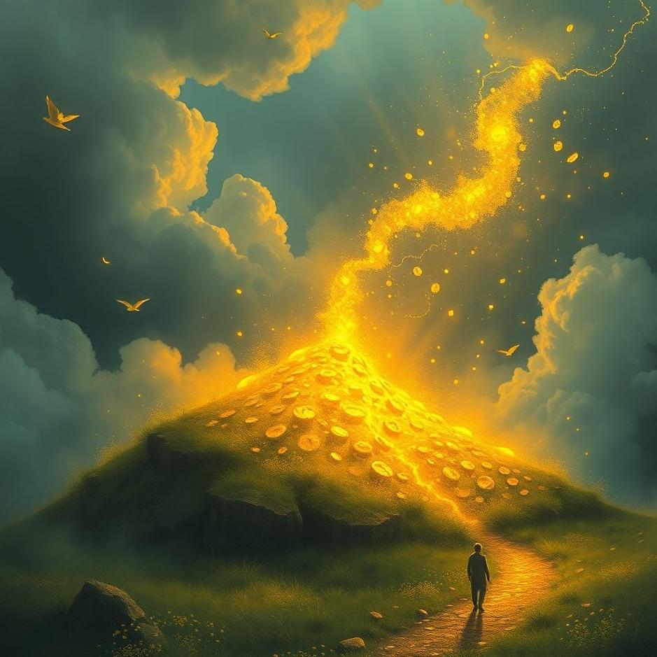 Dream : Hiding your own gold in a dream