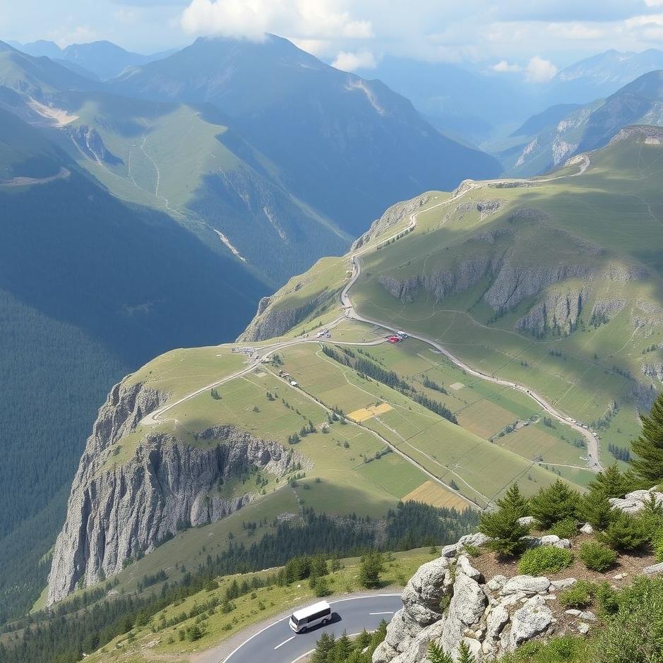 Dream : High location by car