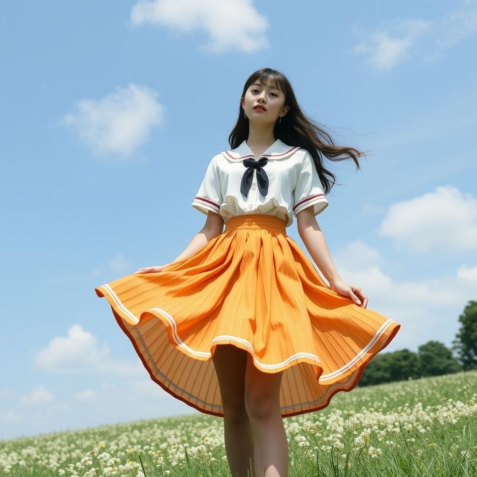 Dream : High school skirt in a dream