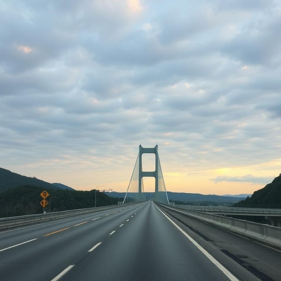 Dream : Highway bridge in a dream