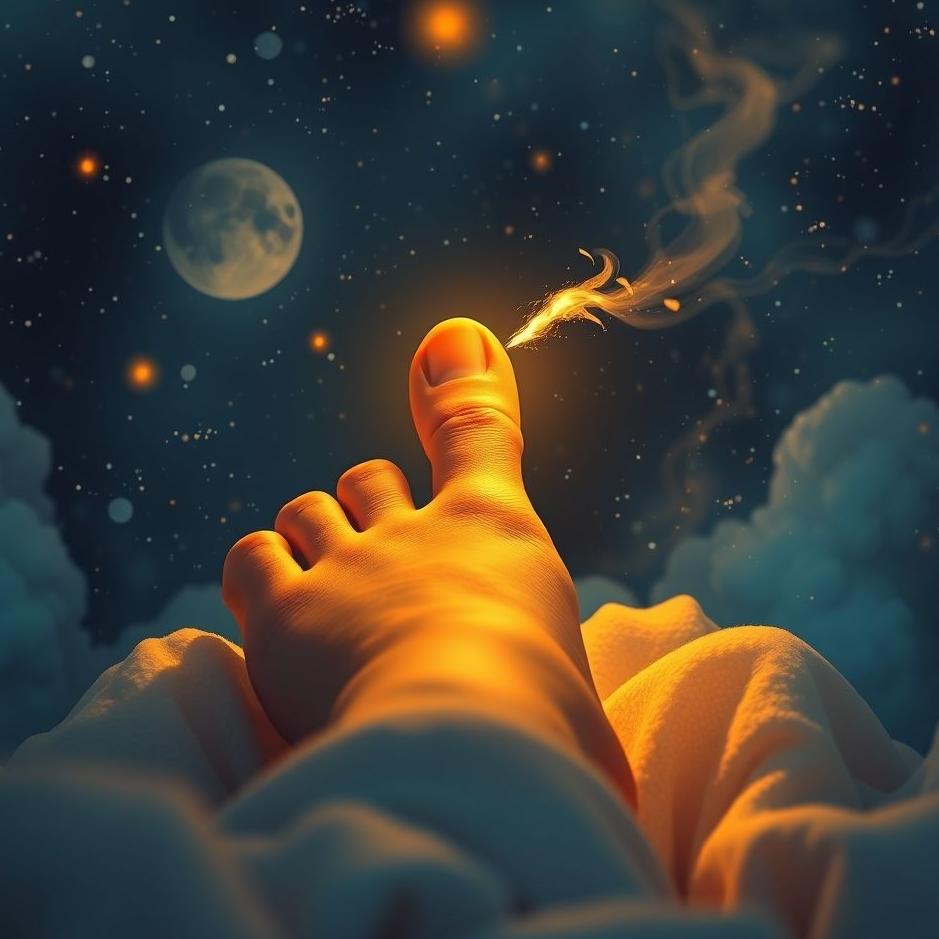 Dream Dictionary : Hit the foot thumb in the dream