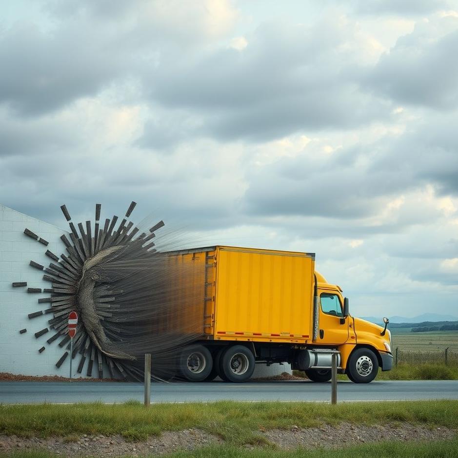 Dream : Hitting a wall with a truck in a dream