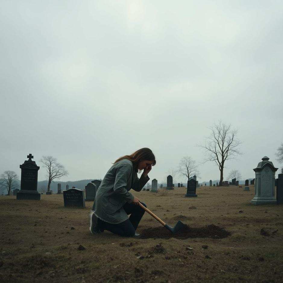 Dream : Hoeing a grave in a dream