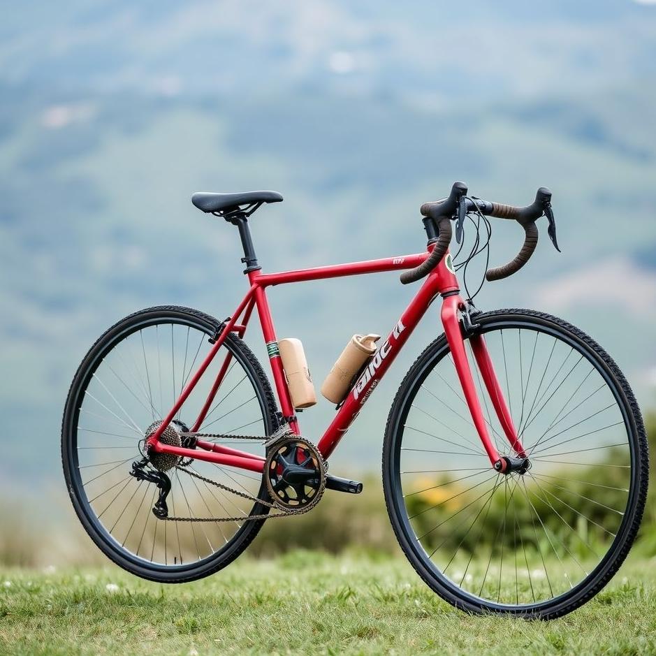 Dream : Holding a bicycle 