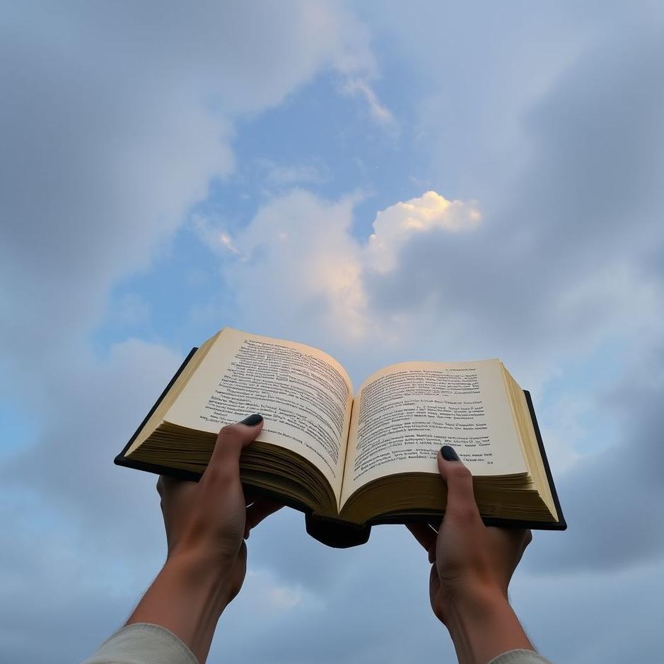 Dream : Holding a book in a dream