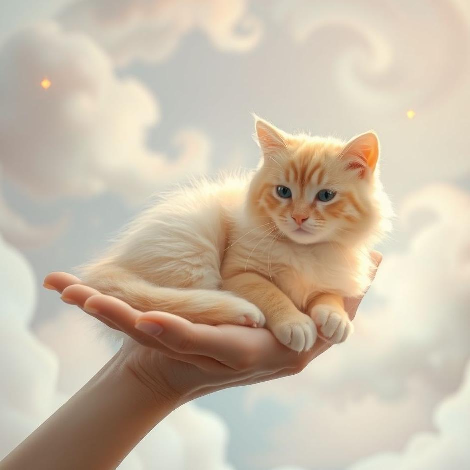Dream : Holding a cat in your hand in a dream