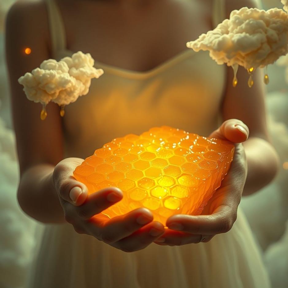 Dream : Holding a comb of honey in a dream