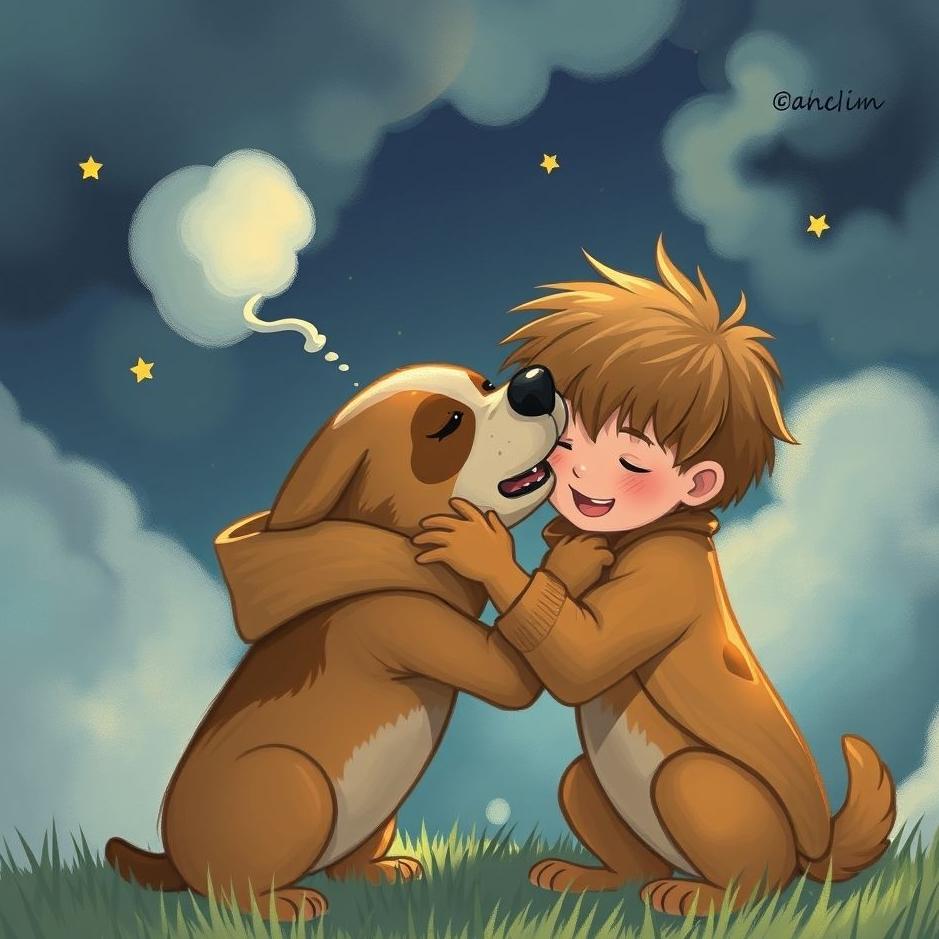 Dream : Holding a dog's mouth in a dream