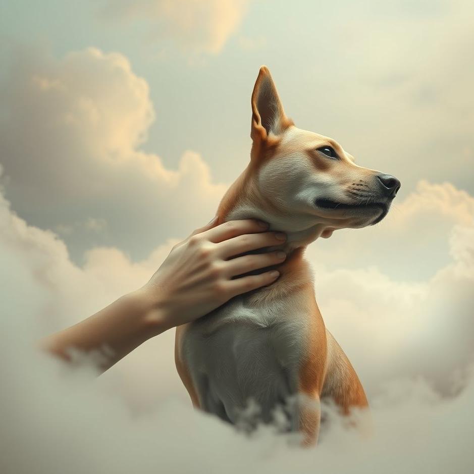 Dream : Holding a dog by the neck in a dream