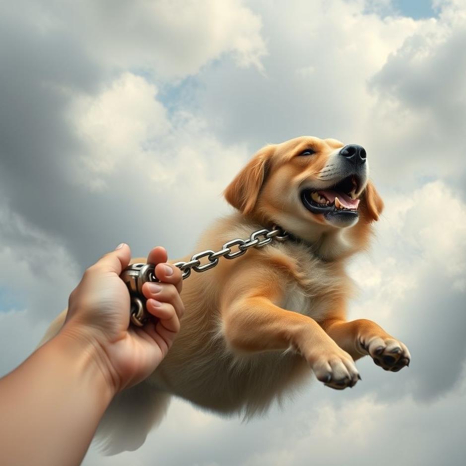 Dream : Holding a dog chain in a dream
