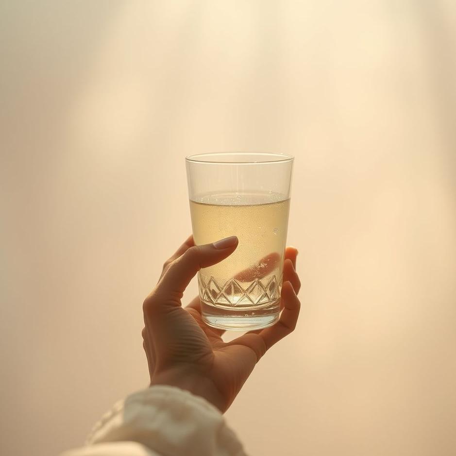 Dream : Holding a glass in a dream