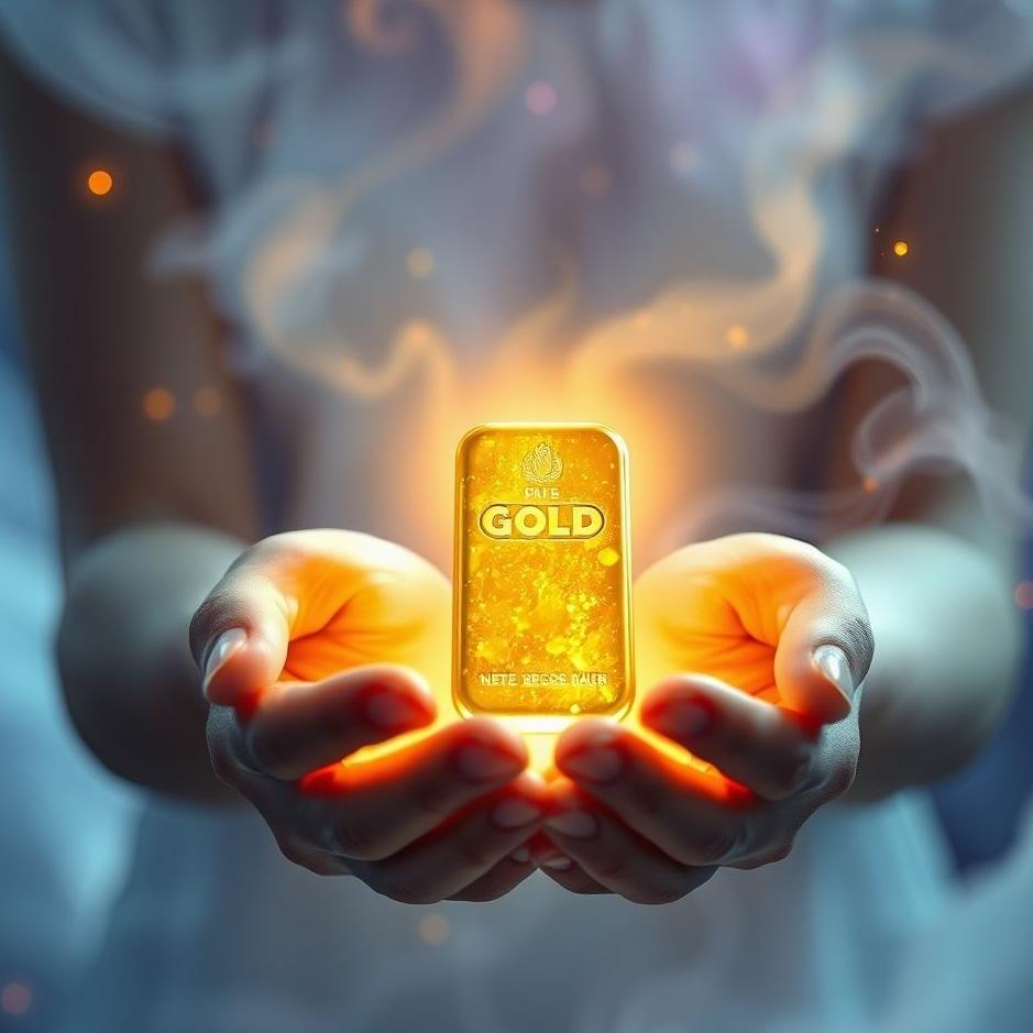 Dream : Holding a gold bar in a dream