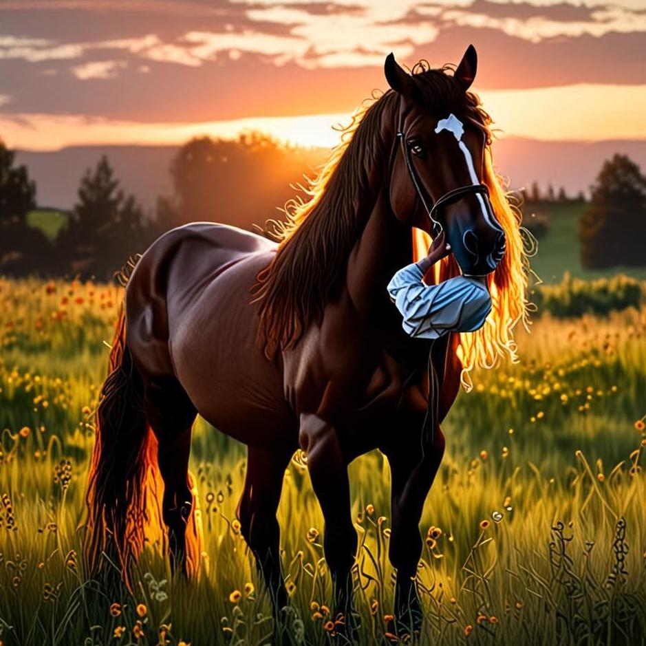 Dream : Holding a horse