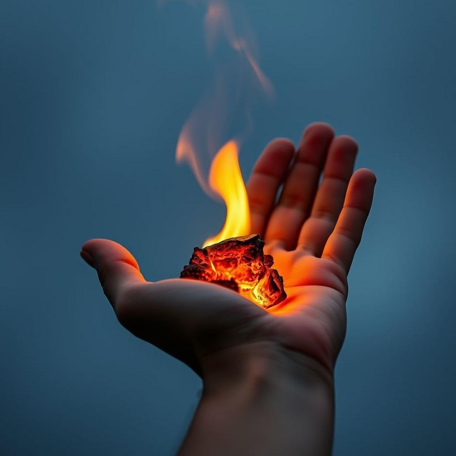 Dream : Holding a hot coal in your hand in a dream